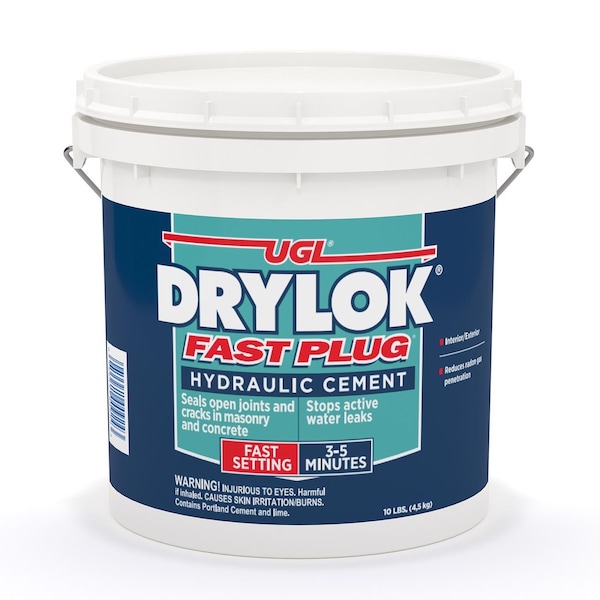 Drylok Drylok Fast Plug Hydraulic & Anchoring Cement 10 lb Gray 00924 - main